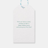 prettige feestdagen cadeaulabel (Achterkant)