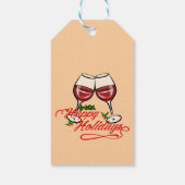 prettige feestdagen cadeaulabel (Achterkant)