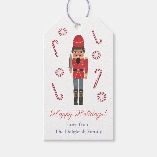 Prettige feestdagen cadeaulabel (Voorkant)