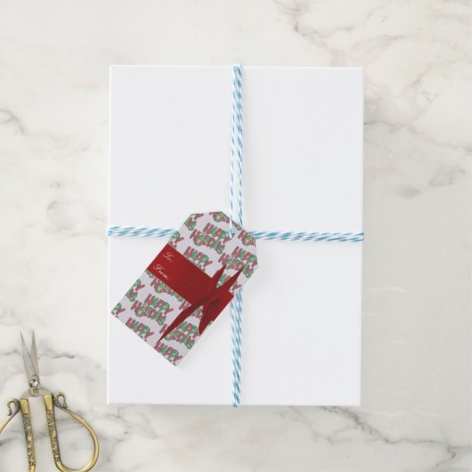 PRETTIGE FEESTDAGEN - CADEAULABEL (Met Touw)