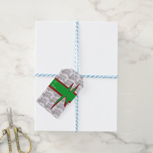 PRETTIGE FEESTDAGEN - CADEAULABEL (Met Touw)