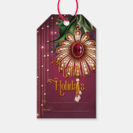  Prettige feestdagen Cadeaulabel