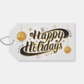 prettige feestdagen cadeaulabel (Achterkant Horizontaal)