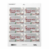 prettige feestdagen cadeaulabel voor Label - Aanpa (Full Sheet)