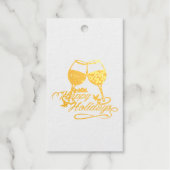 prettige feestdagen cadeaulabels (Voorkant)