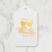 prettige feestdagen cadeaulabels (Voorkant)