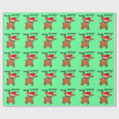 prettige feestdagen cadeaupapier (Vlak)