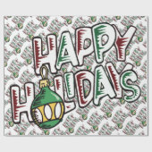 PRETTIGE FEESTDAGEN - CADEAUPAPIER (Vlak)