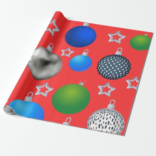 prettige feestdagen cadeaupapier (Uitgerold)