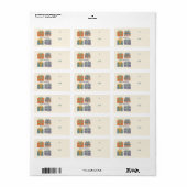 PRETTIGE FEESTDAGEN Cadeaus Bogen Kerst CUSTOM TO  Etiket (Full Sheet)