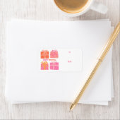 PRETTIGE FEESTDAGEN Cadeaus Bogen Kerst CUSTOM TO Etiket (Insitu)