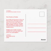 PRETTIGE FEESTDAGEN Cadeaus Cadeaus Kerst CUSTOM Briefkaart (Achterkant)