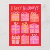 PRETTIGE FEESTDAGEN Cadeaus Cadeaus Kerst CUSTOM Briefkaart (Voorkant)