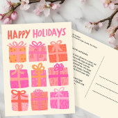 PRETTIGE FEESTDAGEN Cadeaus Cadeaus Kerst CUSTOM Briefkaart