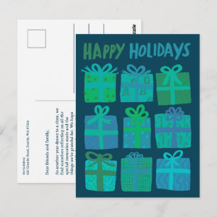 PRETTIGE FEESTDAGEN Cadeaus Cadeaus Kerst CUSTOM Briefkaart