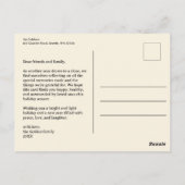 PRETTIGE FEESTDAGEN Cadeaus Cadeaus Kerst CUSTOM Briefkaart (Achterkant)