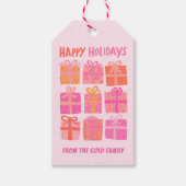 PRETTIGE FEESTDAGEN Cadeaus Cadeaus Kerst CUSTOM Cadeaulabel (Voorkant)
