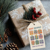 PRETTIGE FEESTDAGEN Cadeaus Cadeaus Kerst CUSTOM Cadeaulabel