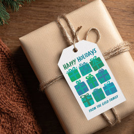 PRETTIGE FEESTDAGEN Cadeaus Cadeaus Kerst CUSTOM Cadeaulabel