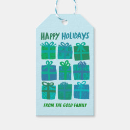 PRETTIGE FEESTDAGEN Cadeaus Cadeaus Kerst CUSTOM Cadeaulabel