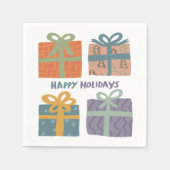 PRETTIGE FEESTDAGEN Cadeaus Cadeaus Kerst CUSTOM Servet (Voorkant)