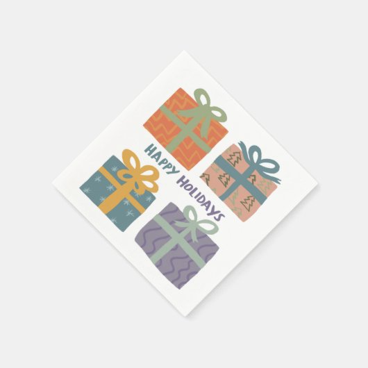 PRETTIGE FEESTDAGEN Cadeaus Cadeaus Kerst CUSTOM Servet (Hoek)