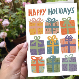 PRETTIGE FEESTDAGEN Cadeaus Kerstmis CUSTOM Hand-g Kaart