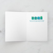 PRETTIGE FEESTDAGEN Cadeaus Kerstmis CUSTOM Hand-g Kaart (Binnen)