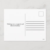 Prettige feestdagen Calligrafie Waterverf Ornament (Achterkant)