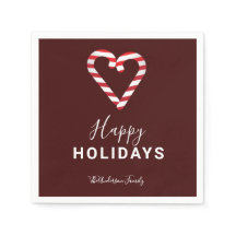 Prettige feestdagen Candy Cane Christmas Minimal R