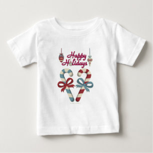 prettige feestdagen Candy Cane Heart