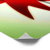 prettige feestdagen Candy Cane Poster (Hoek)