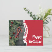 prettige feestdagen Candy Canes Chiropractic Feestdagenkaart (Staand voorkant)