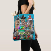 prettige feestdagen Canvas tas (Dichtbij)