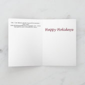 Prettige feestdagen Caravaggio - Kerststal - Kaart (Binnen)