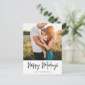 Prettige feestdagen Casual Hand Schrijven Foto Bri (Staand voorkant)