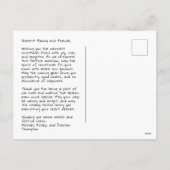 Prettige feestdagen Casual Hand Schrijven Foto Bri (Achterkant)