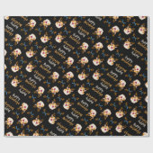 Prettige feestdagen cavia cadeaupapier (Vlak)