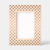 Prettige feestdagen Checker Gegraveerde Lijstjes (Voorkant)