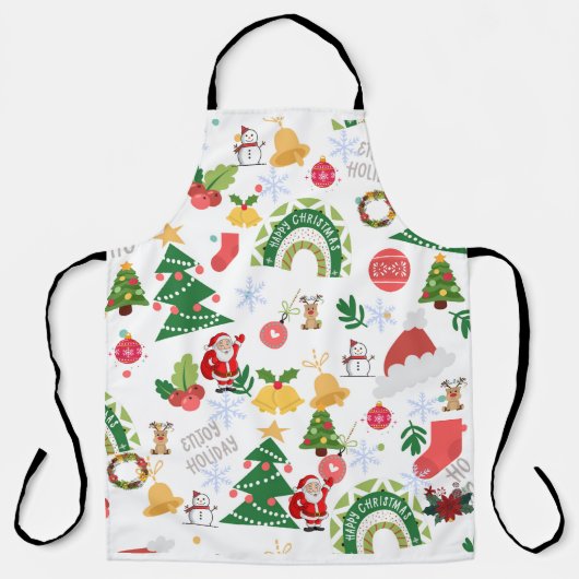 Prettige feestdagen Cheer: Feestelijke kerst Schort (Voorkant)