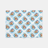 prettige feestdagen Chessie Fleece Deken (Voorkant (Horizontaal))