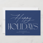 Prettige feestdagen Chic Elegance Feestdagenkaart (Voorkant)