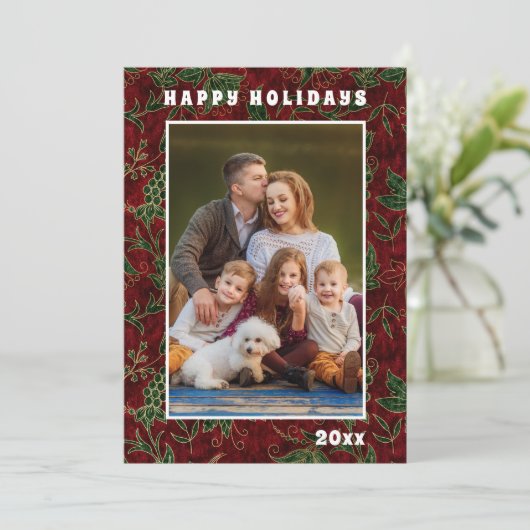 Prettige feestdagen Chic Feestelijke Kerstmis Fami (Staand voorkant)