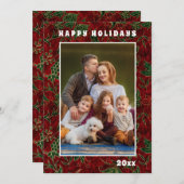 Prettige feestdagen Chic Feestelijke Kerstmis Fami (Voorkant / Achterkant)