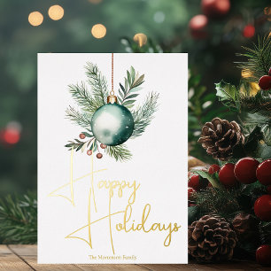 Prettige feestdagen Chic ~ Groene Kerst Ornament G