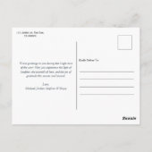 Prettige feestdagen Chique blauw goud Briefkaart (Achterkant)