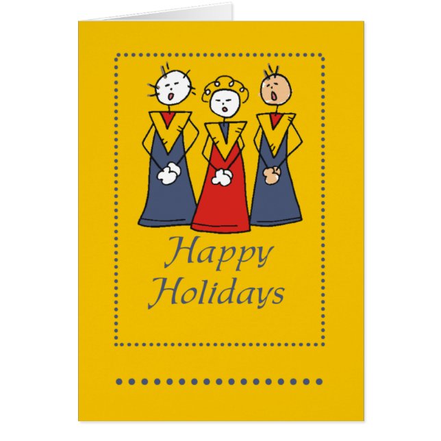 prettige feestdagen Choir (Voorkant)