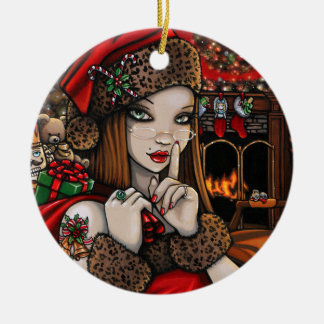 Prettige feestdagen Chris Traditional Christmas Keramisch Ornament