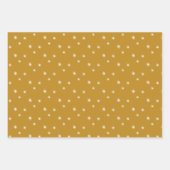 Prettige feestdagen Christmas Black Gold Inpakpapier Vel (Voorkant 2)