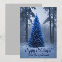 Prettige feestdagen Christmas pine 54, wenskaart Kaart